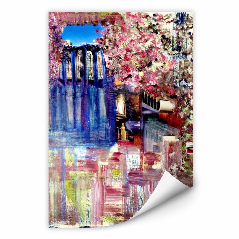 Poster autocollant - W - City