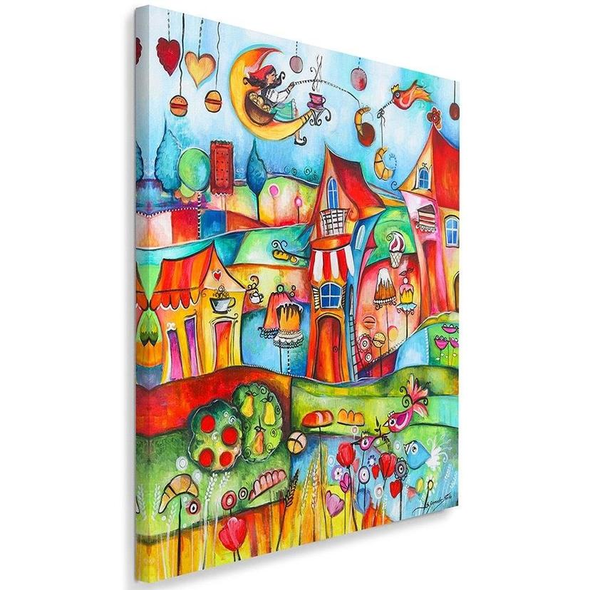 Canvasbillede, Feernes by