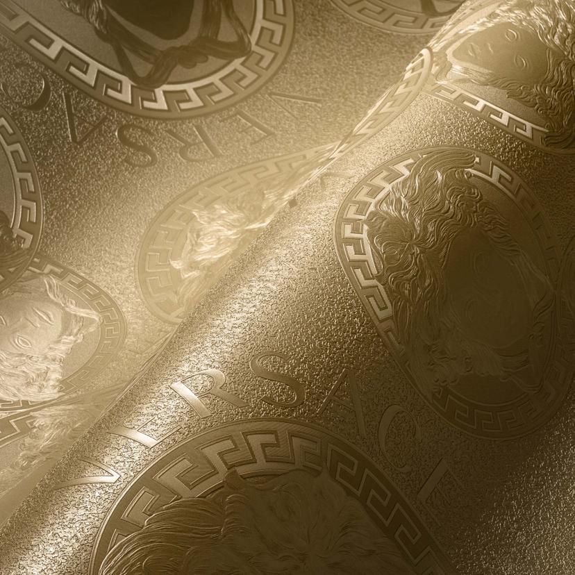 Carta da parati Versace in tessuto non tessuto oro carta da parati di design per il soggiorno carta