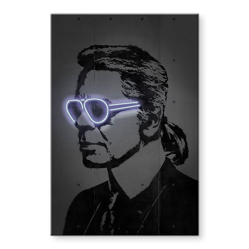 Akrylbillede af Karl Lagerfeld - Mielu