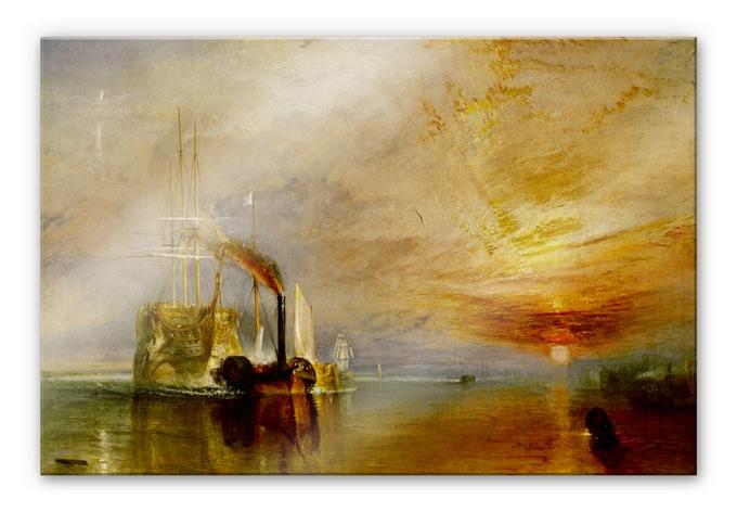 Akrylbillede Turner - The Temeraire ved sin sidste ankerplads
