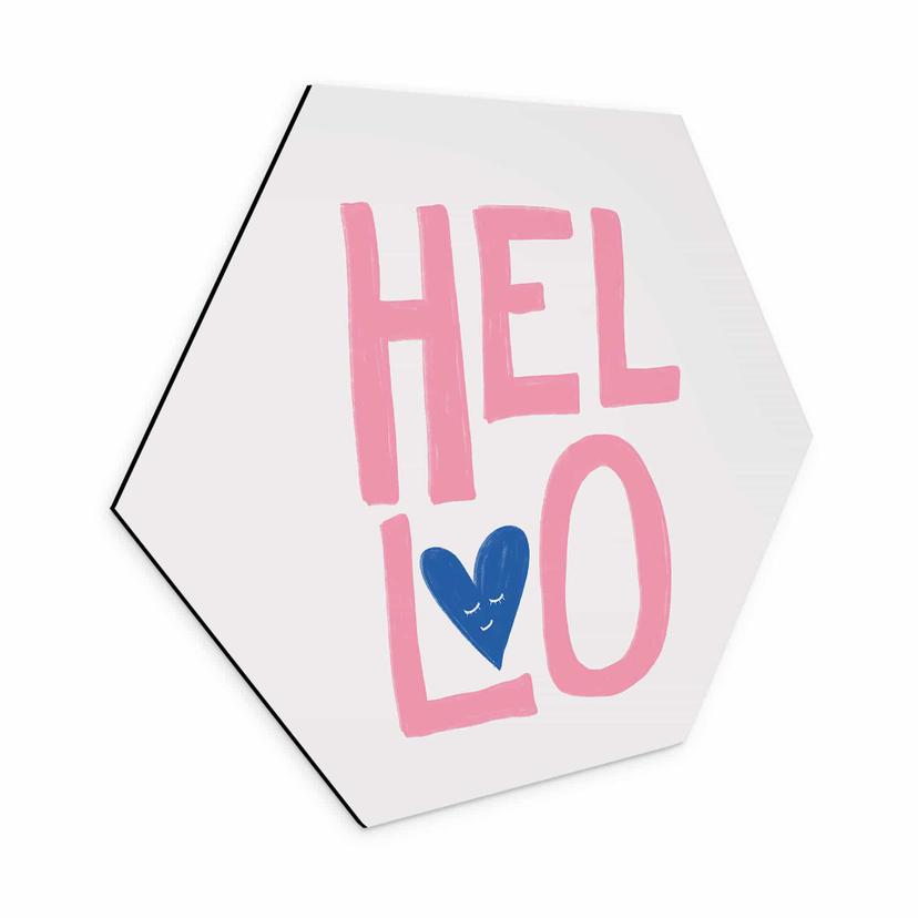 Hexagon Dibond Fritsch - Hello