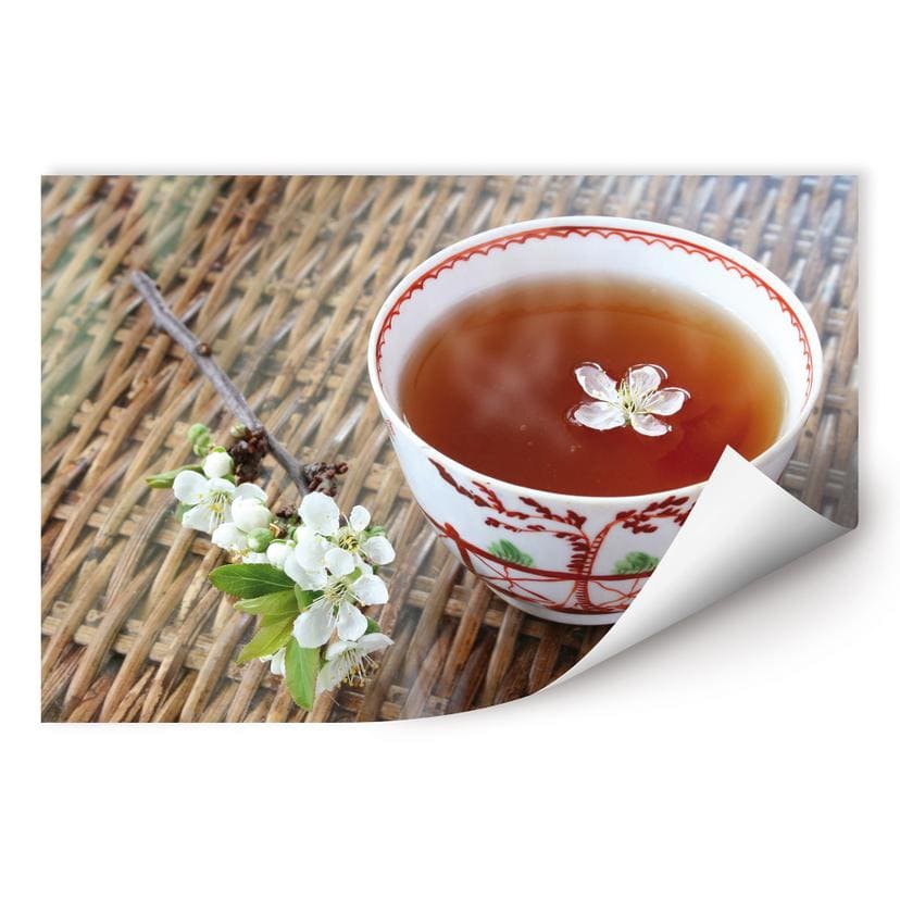 Poster autocollant - W - Tea Time