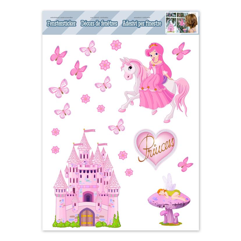 Fenstersticker Princess Set