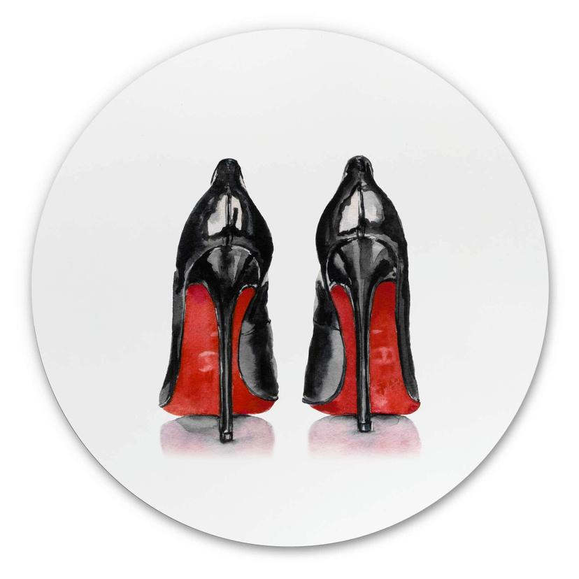 Wandcirkel High Heels