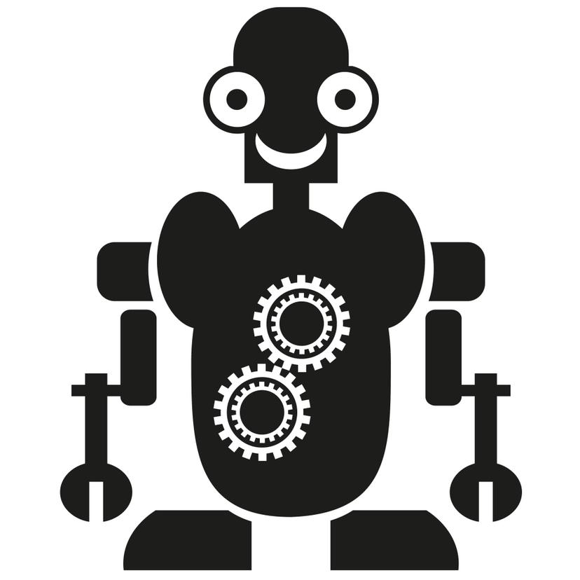 Adesivo murale - Il robot Maurice
