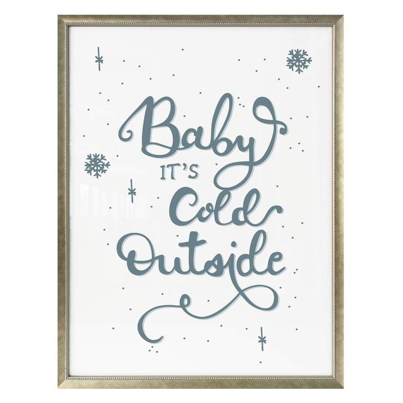 Póster Baby hace frío fuera