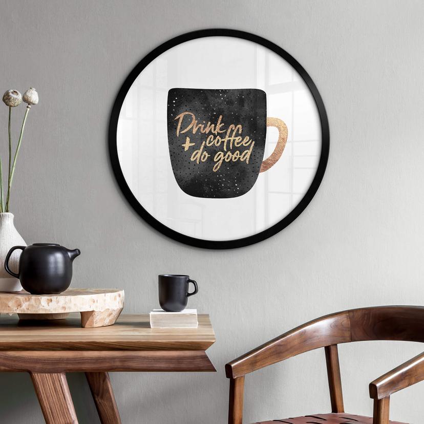 Poster rond Fredriksson - Drink coffee and do good