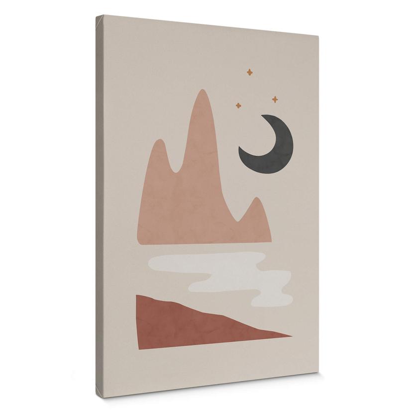 Lienzo Orara Studio - Paisaje nocturno