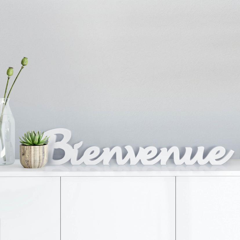 Lettres décoratives 3D - Bienvenue