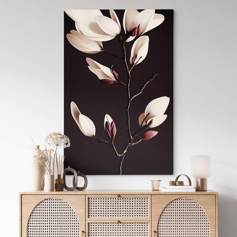 Stampa su tela Treechild - Magnolia Blossoms