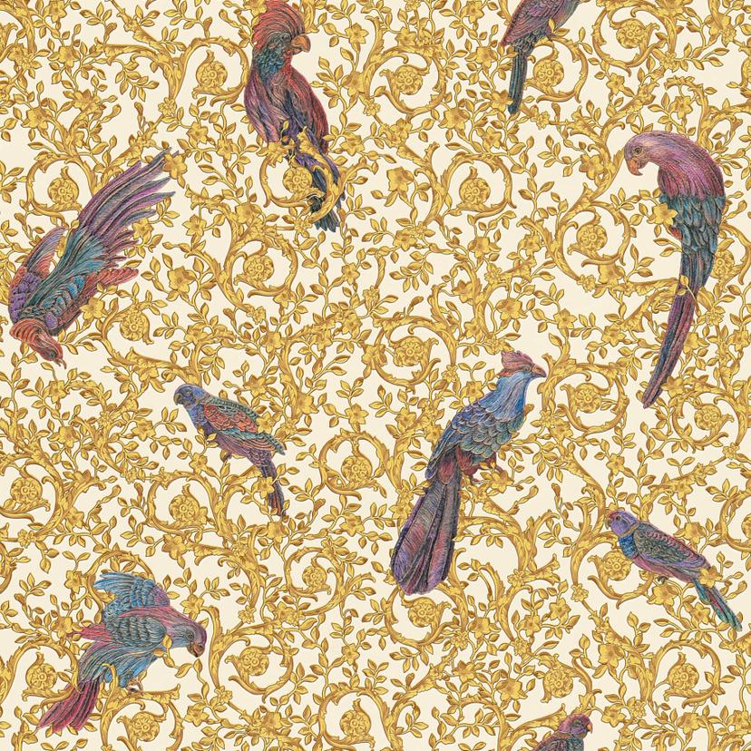 Versace carta da parati Barocco Birds