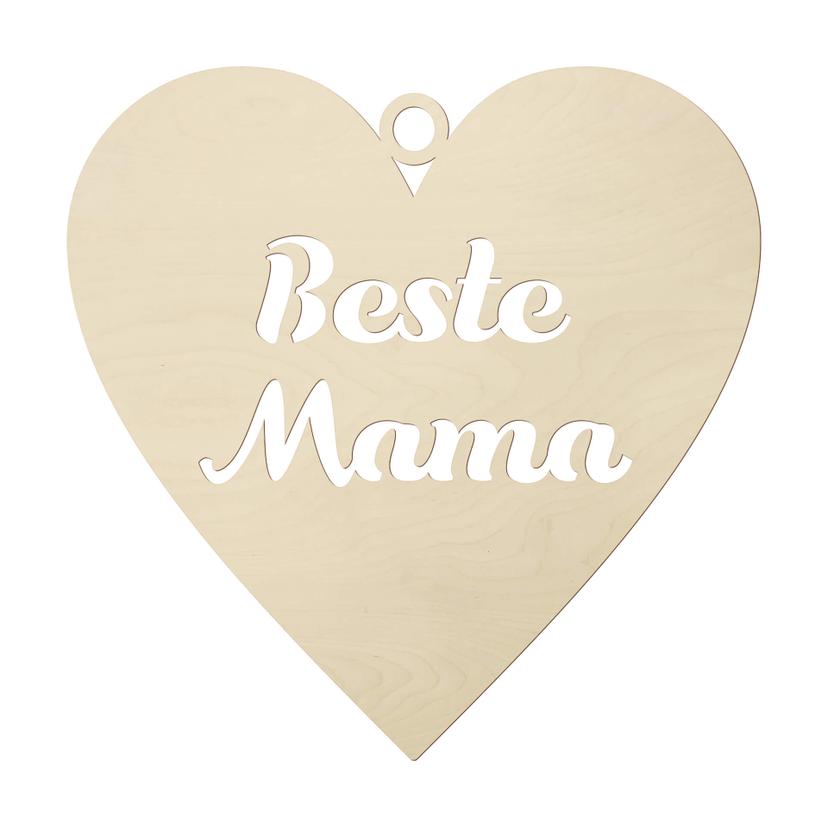 Decoro in legno - Beste Mama
