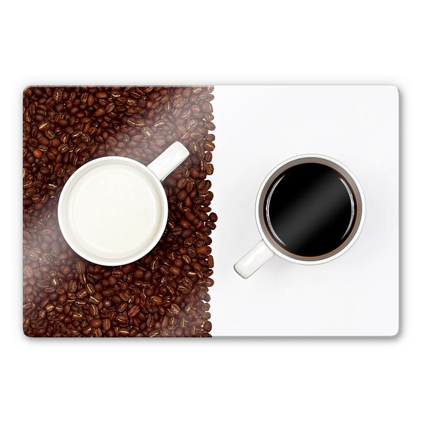 Tableau sur verre Lavsen - White Espresso