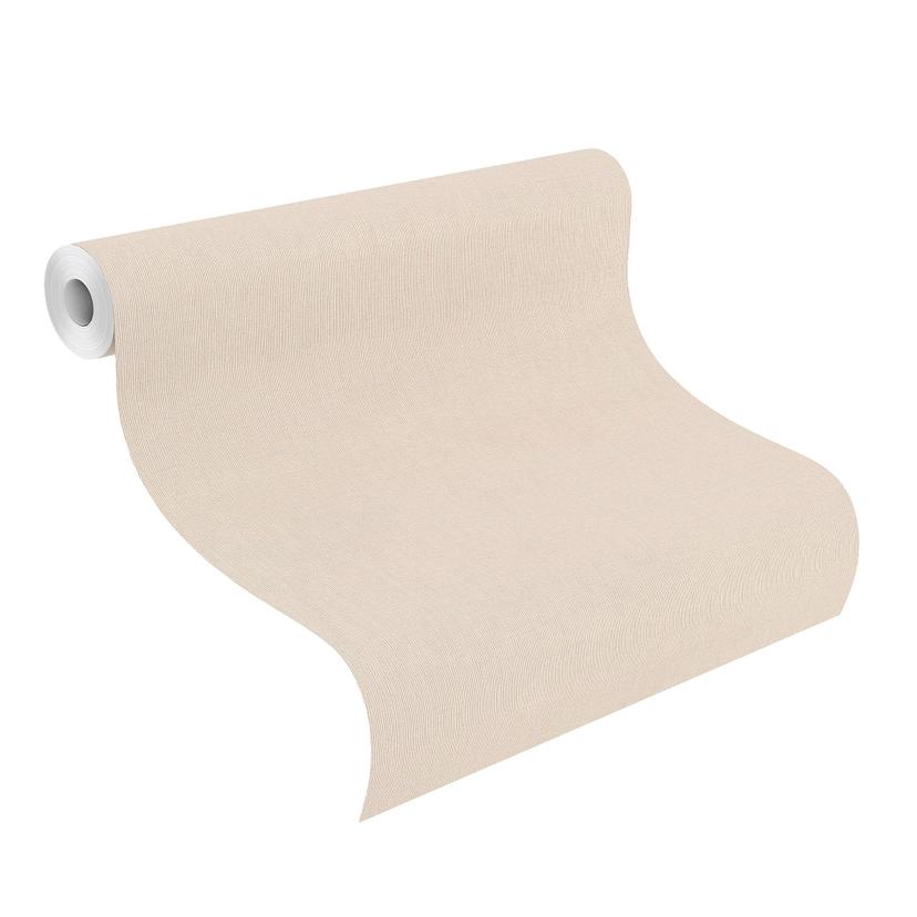 Rasch Papier peint intissé uni Florentine III blanc chaud