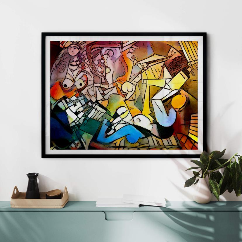 Poster Zamart - Hommage à Picasso - Les femmes