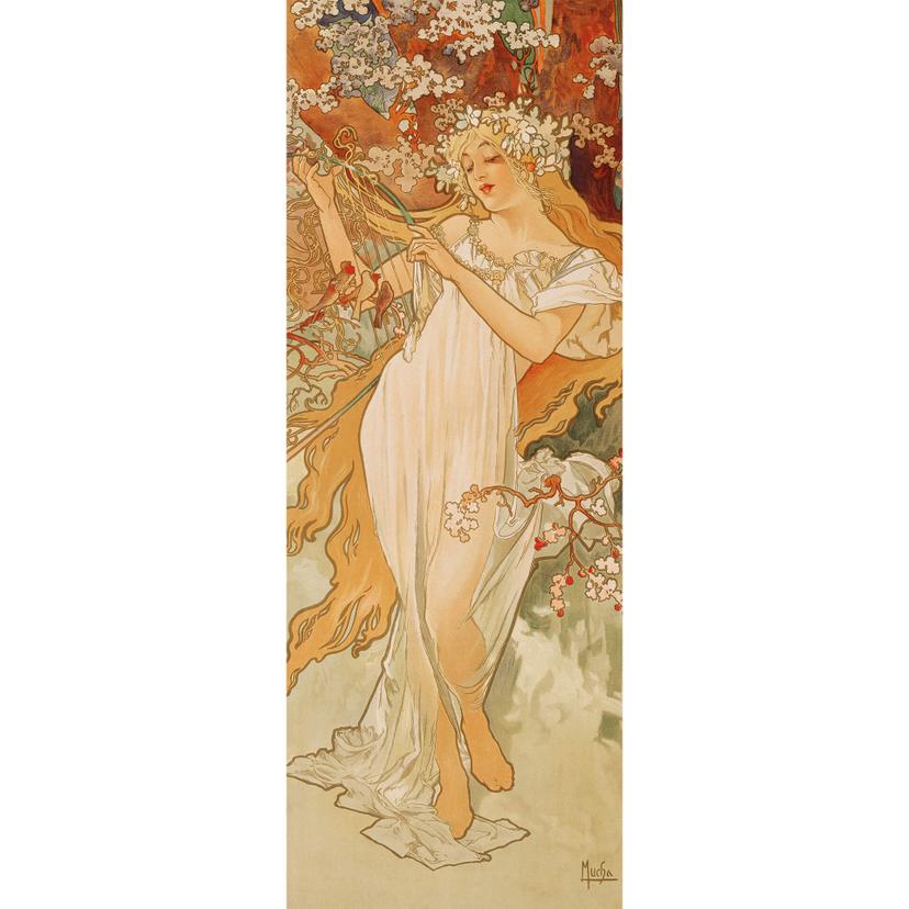 Fotomurale Mucha – Le stagioni: La primavera 2