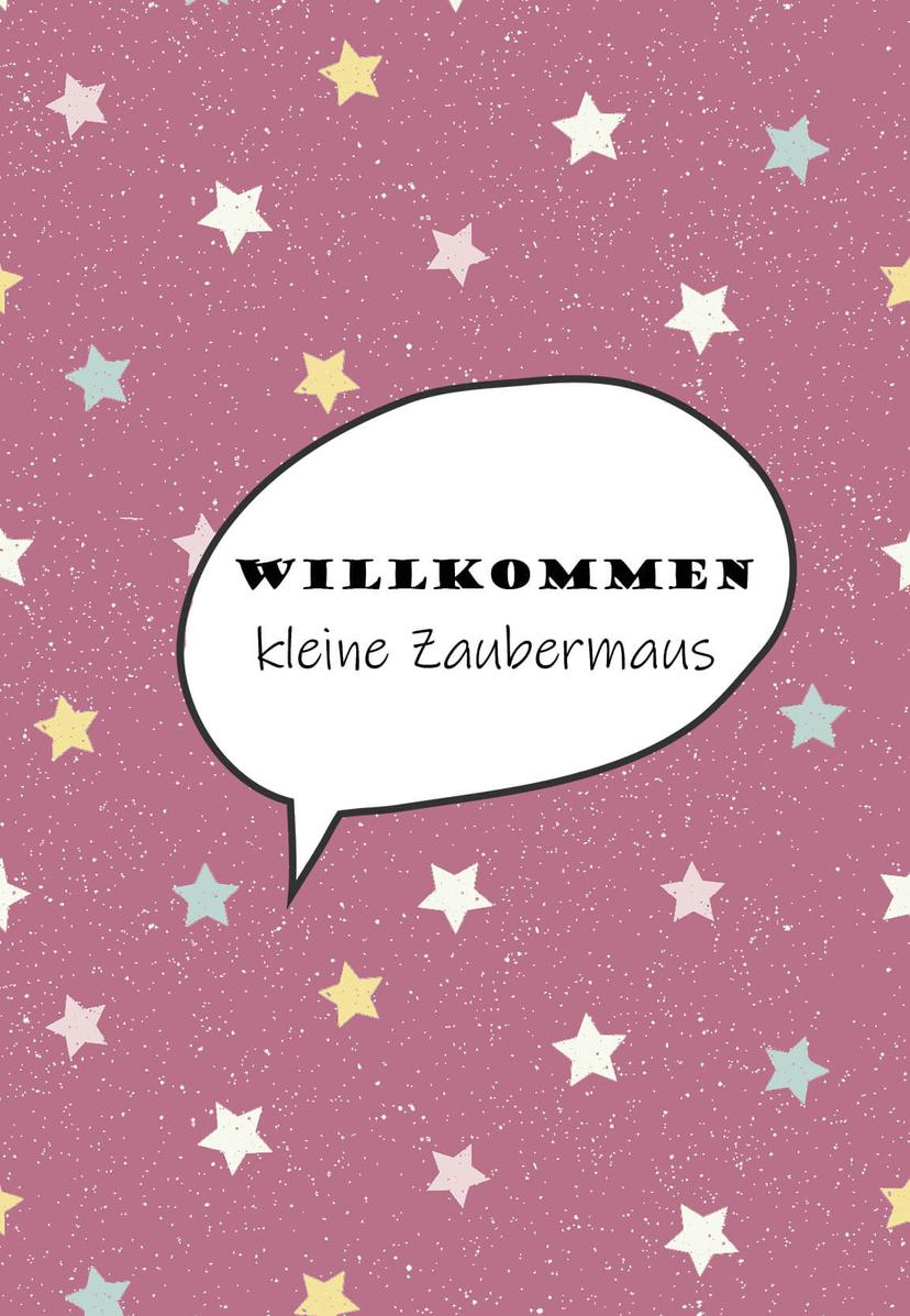 Gutschein zur Geburt - Mädchen