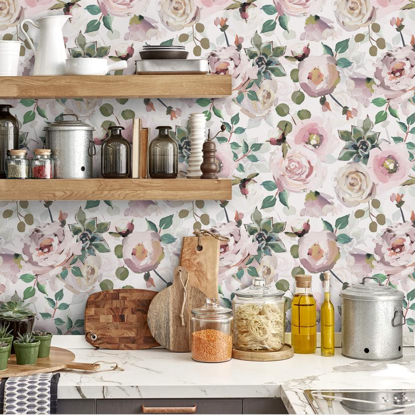 Carta da parati a motivi UN Designs - Fiori