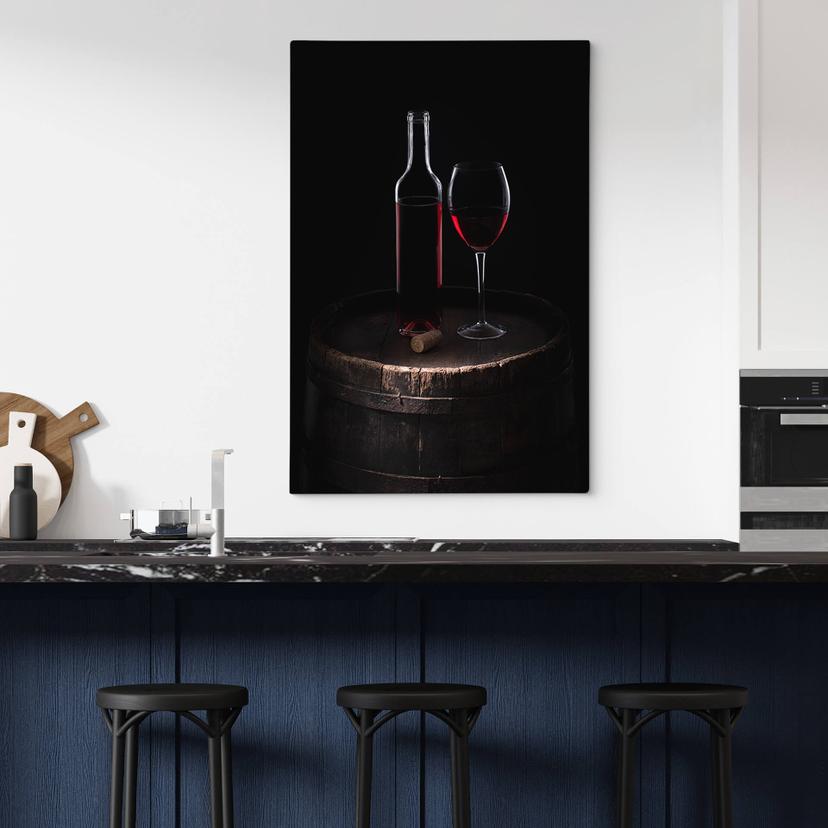 Tableau sur toile Perfoncio - vin rouge pour connaisseurs