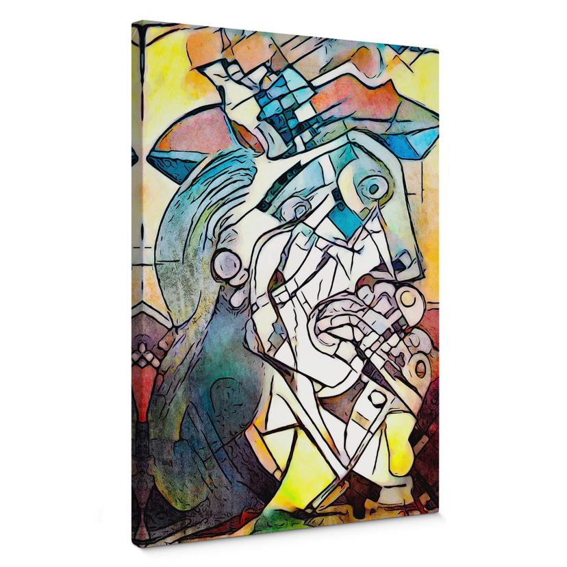 Tableau sur toile Zamart - Hommage à Picasso - La femme