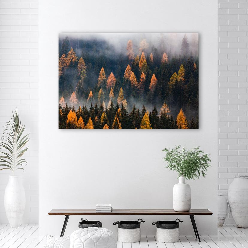 Stampe su tela, Alberi d'autunno