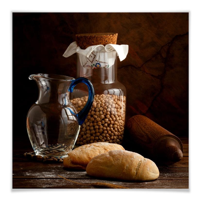 Poster Laercio - Pane italiano - quadrato