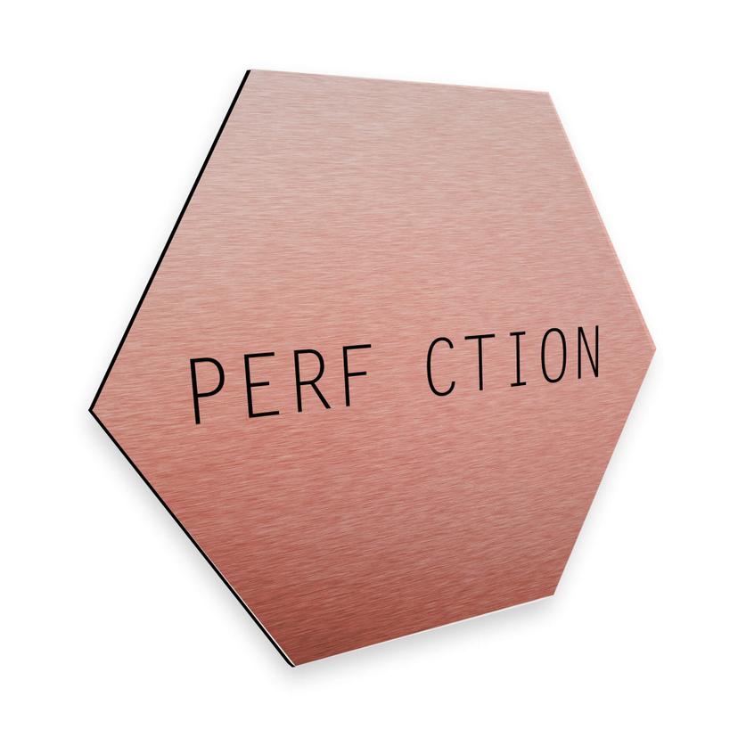 Hexagon Alu-Dibond Kopereffect - Nordic Creators - Perfection