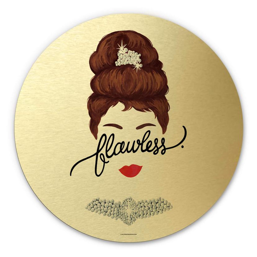 Peinture Dibond effet or Tohmé - Flawless Audrey