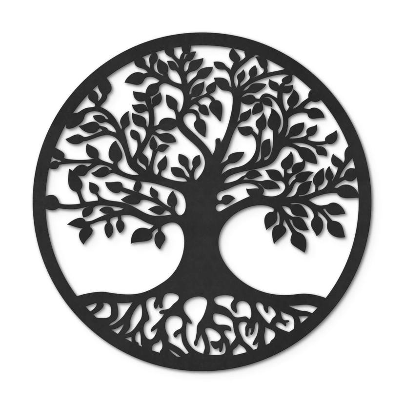 Decoro MDF - Albero con radici