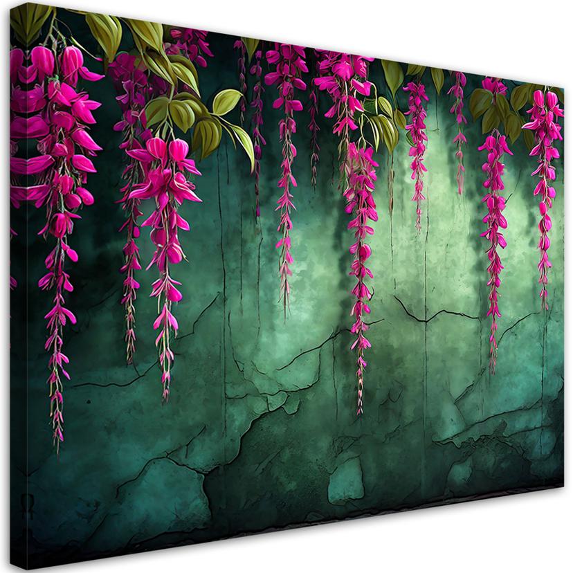 Leinwandbild Hängende Blumen
