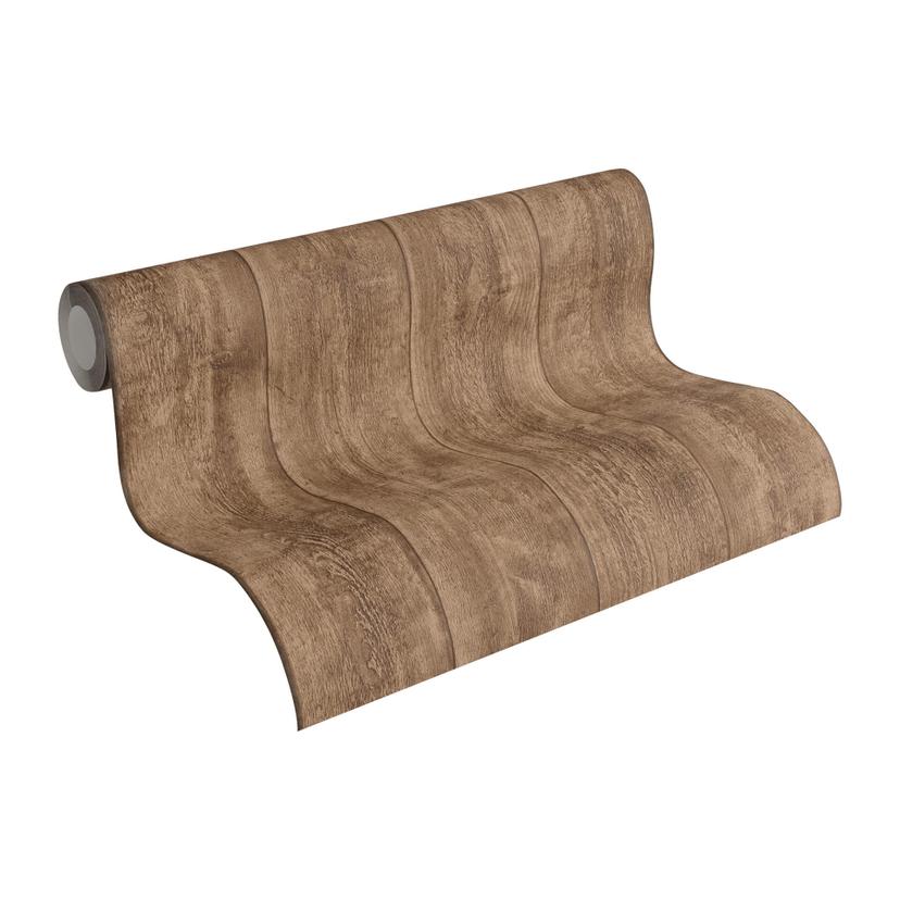 A.S. Création tapet Wood'n Stone, Brun