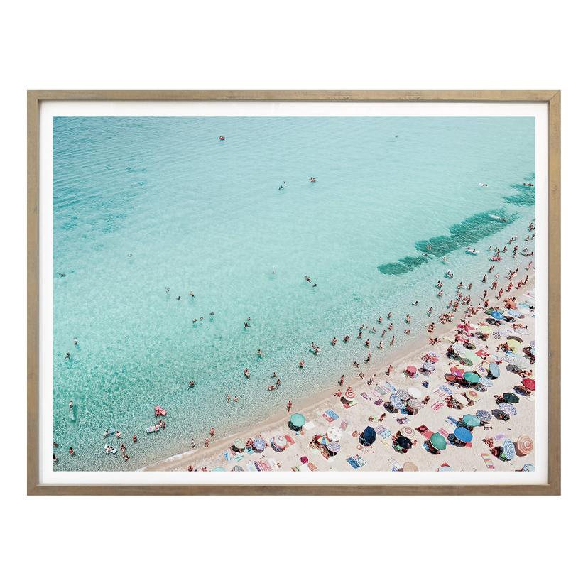 Plakat - Sisi & Seb - Travlhed på stranden