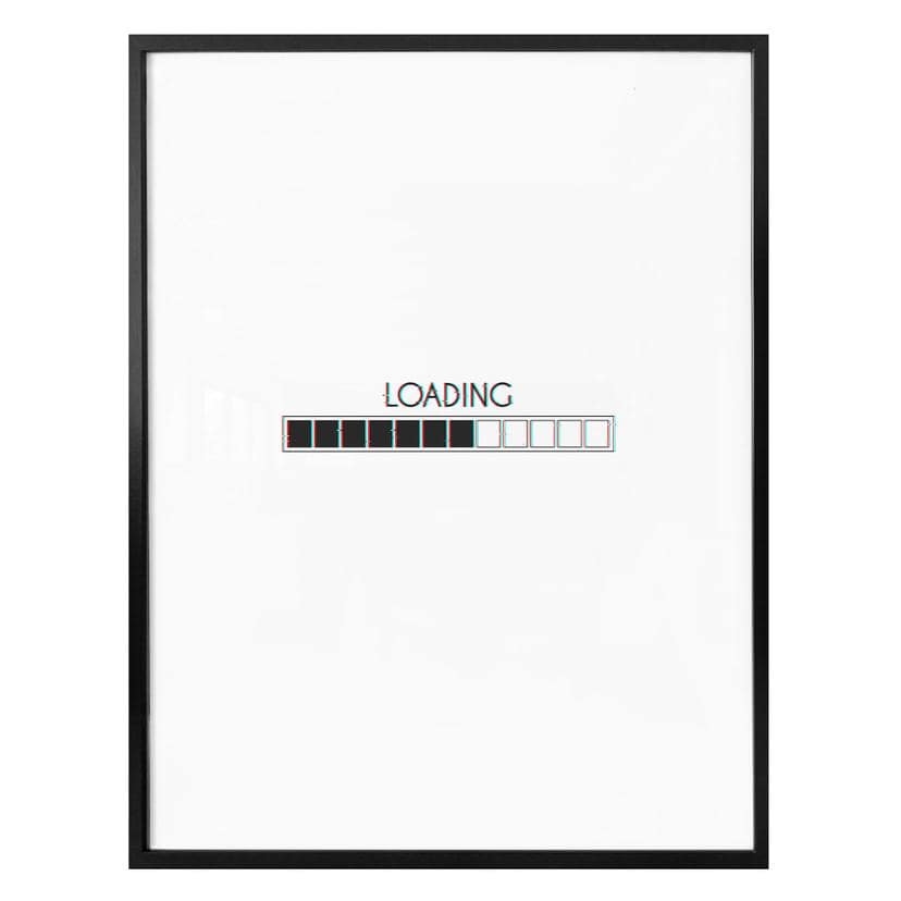 Poster Loading - flou