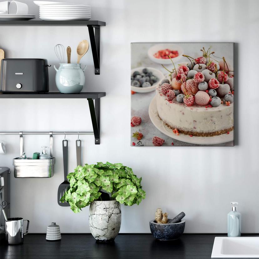 Stampa su tela - Torta con bacche