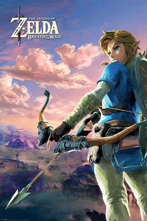 Gaming Poster Zelda Breath of the Wild - Hyrule Scene Landscape 61x91,5 cm