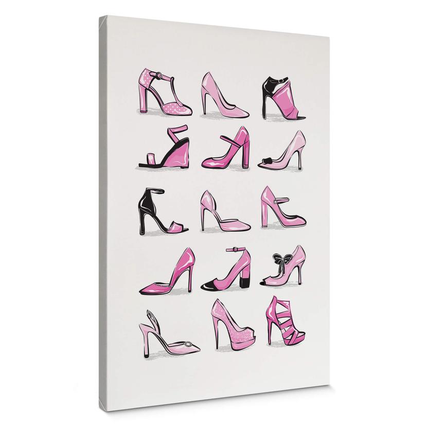 Lienzo Martina - Tacones de aguja rosas
