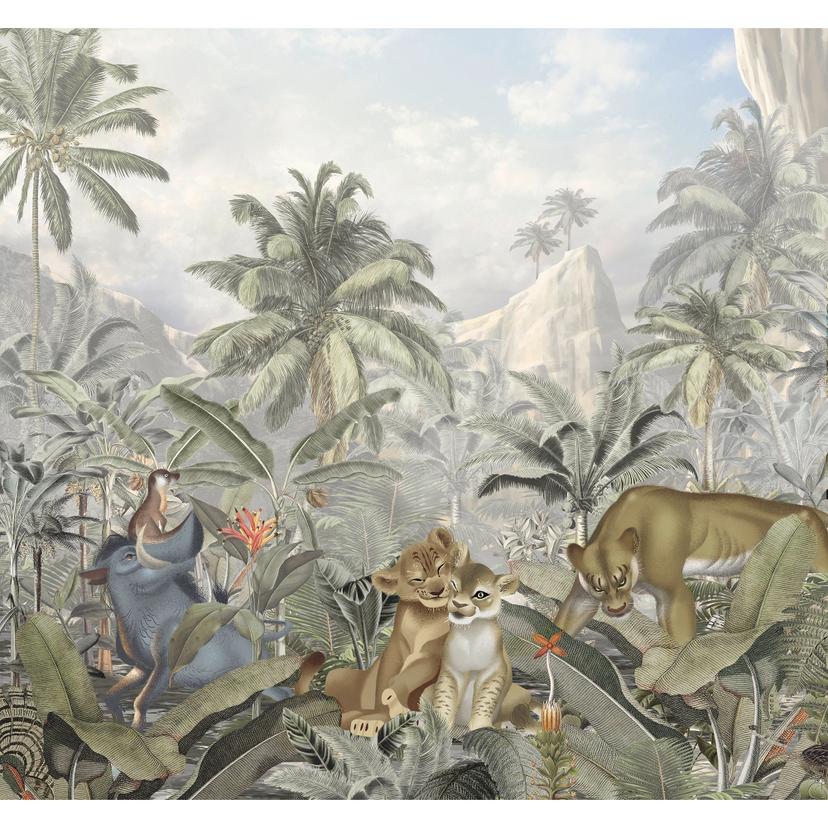 Tapet - Løvernes Konge Hills - 300 x 280 cm