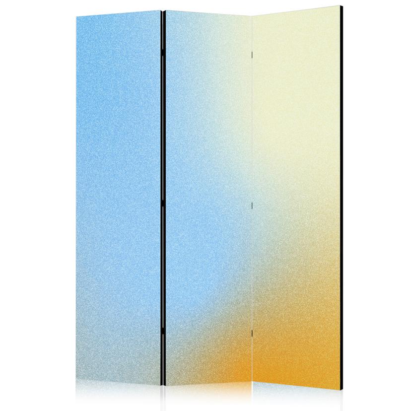 Paravent, Raumteiler freistehend, Trennwand - Energetic Gradient - Gradient Composition in Vibrant C