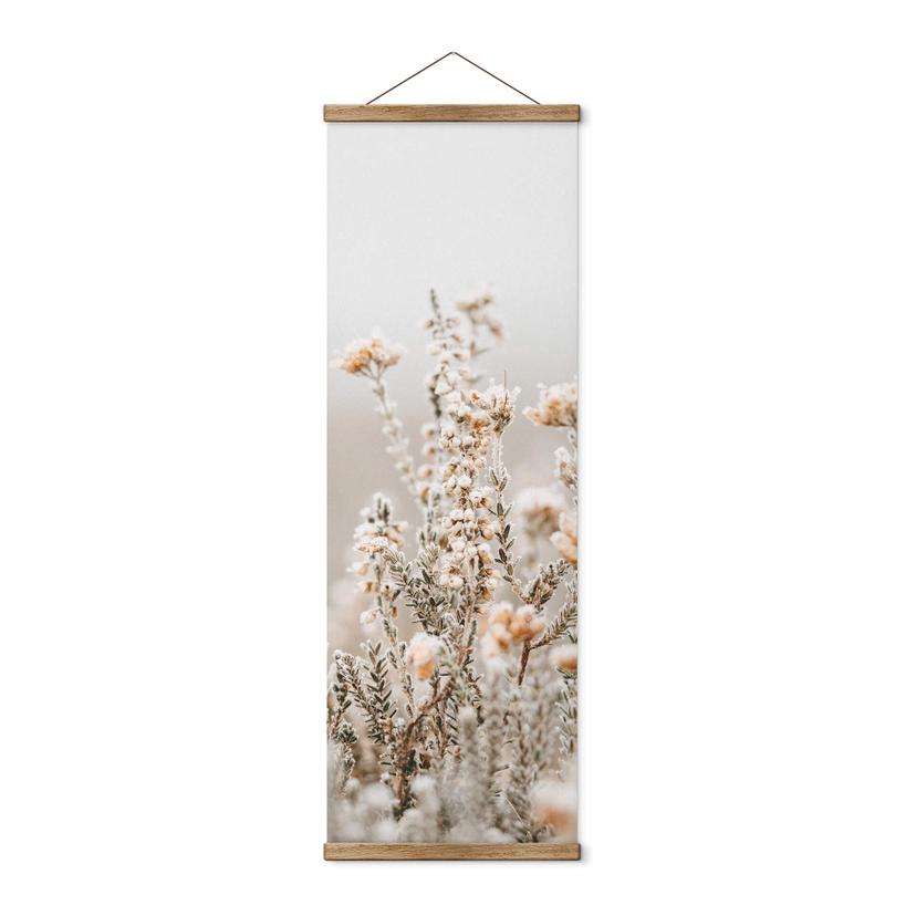 Annie Tekstil plakat - Isblomster - Panorama