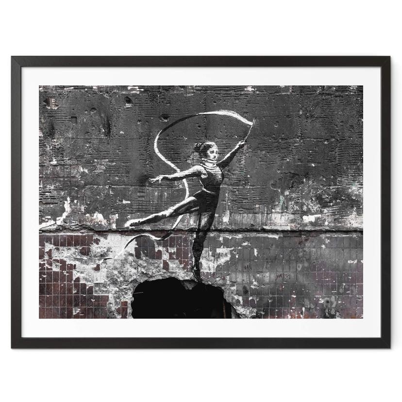 Poster Banksy - Akrobatische Tänzerin