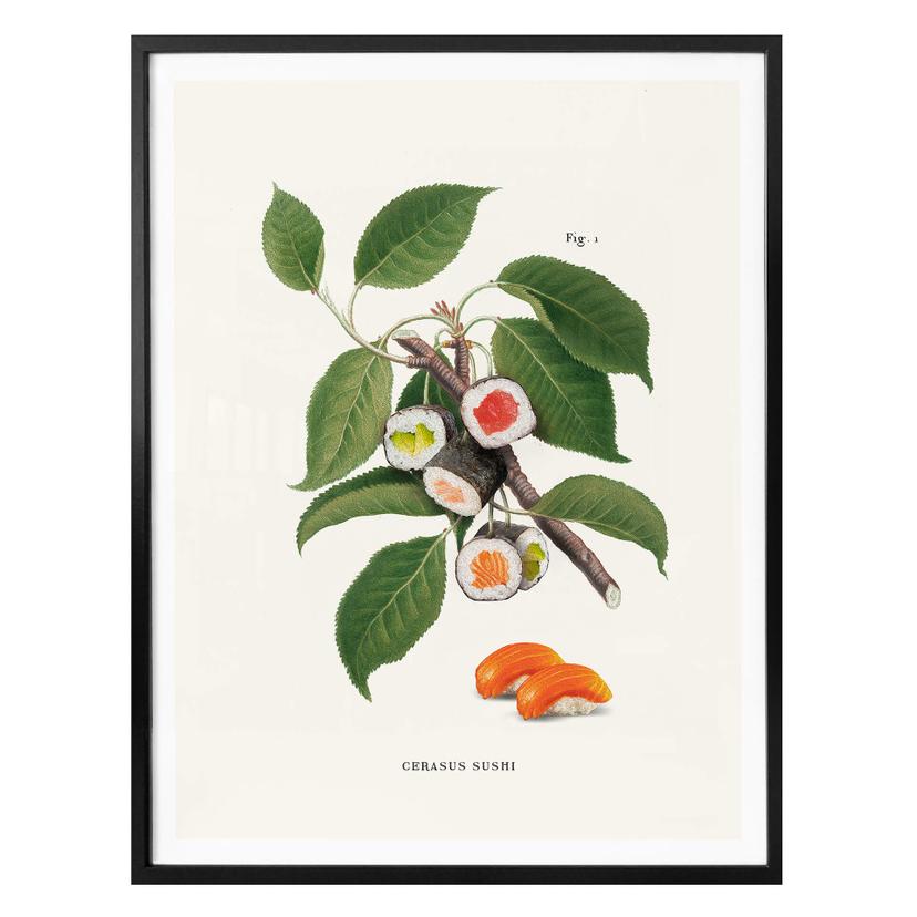 Póster Suelto - Planta de sushi