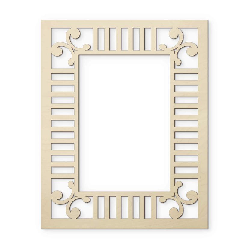 Decoro in legno - Cornice