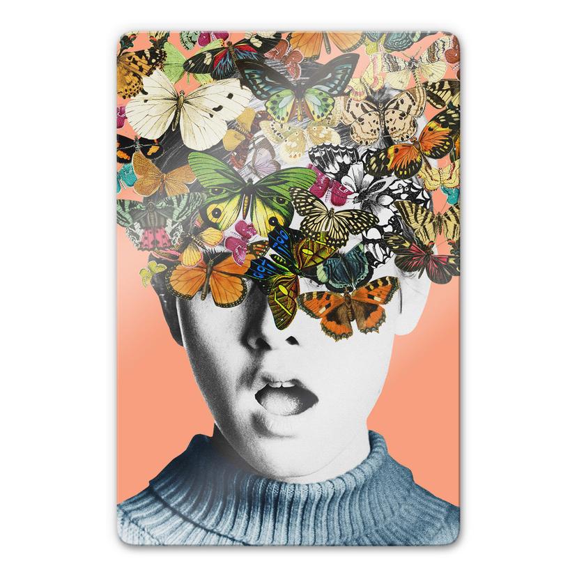 Tableau en verre Frida Floral Studio - Twiggy Surprise