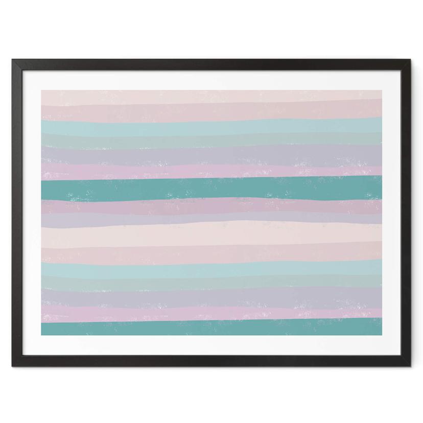 Plakat Uplusmestudio - Coloured Stripes