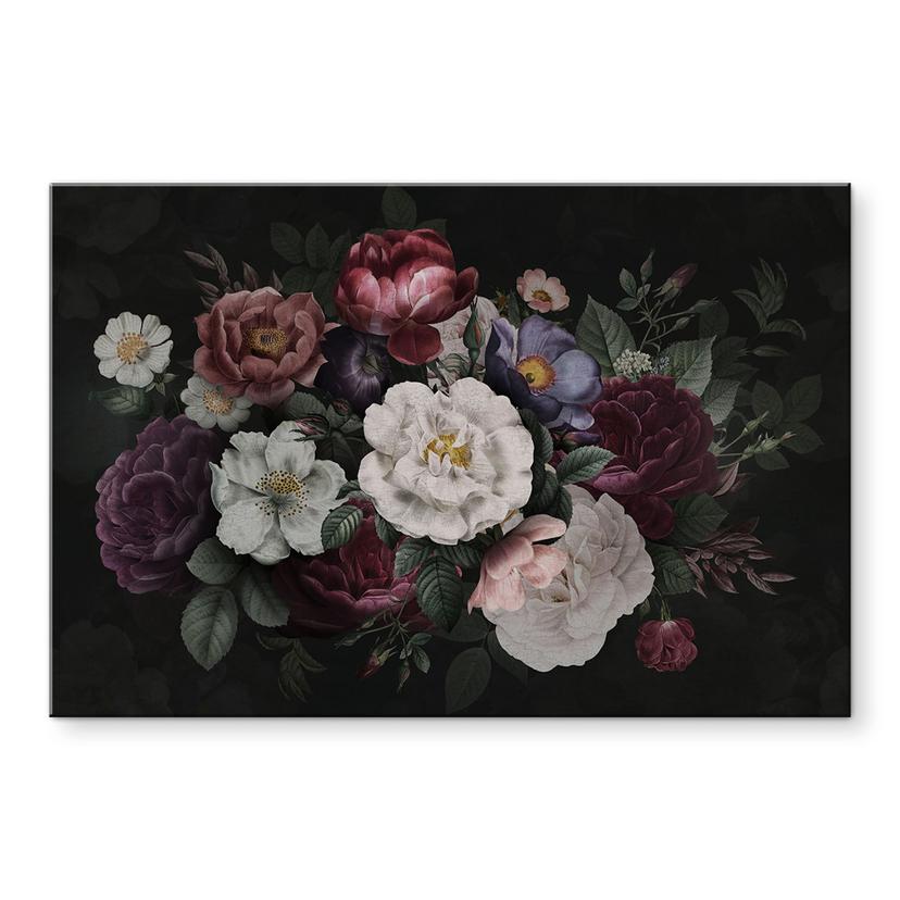Pannello paraschizzi Fiori Natura morta in stile Redouté - Bloomery Decor
