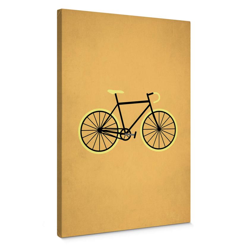 Stampa su tela Kubistika - Bicicletta