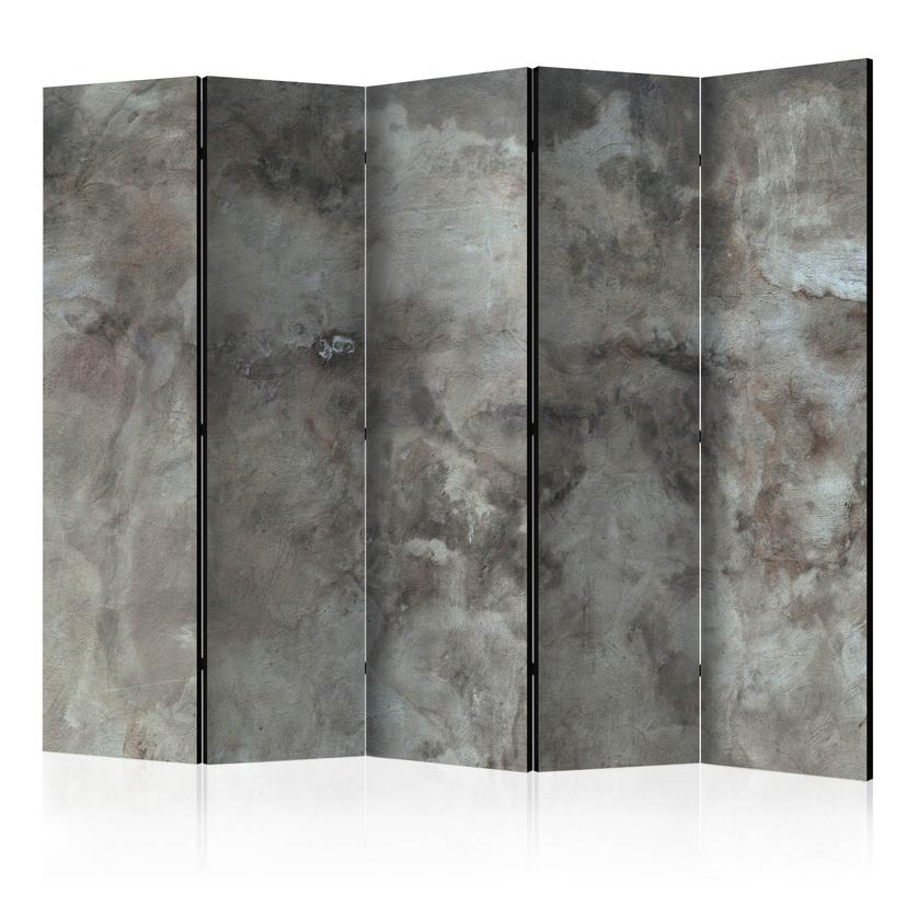 Paravent Séparation de pièce - Nuage de grêle, 5 pièces - 225x172 cm