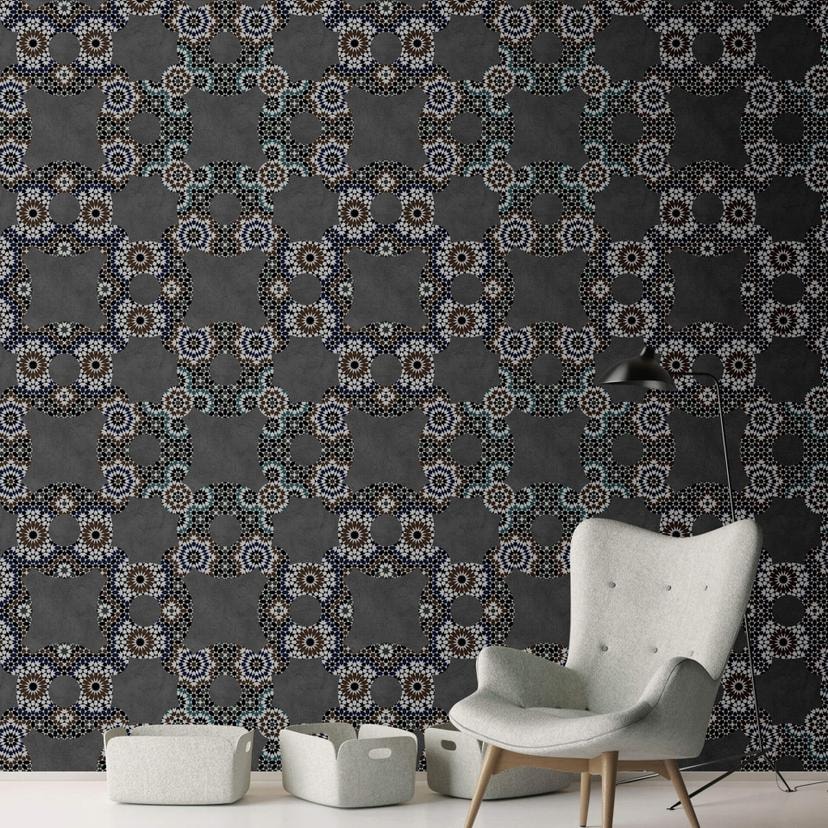 Livingwalls papier peint photo Walls by Patel graphite 4