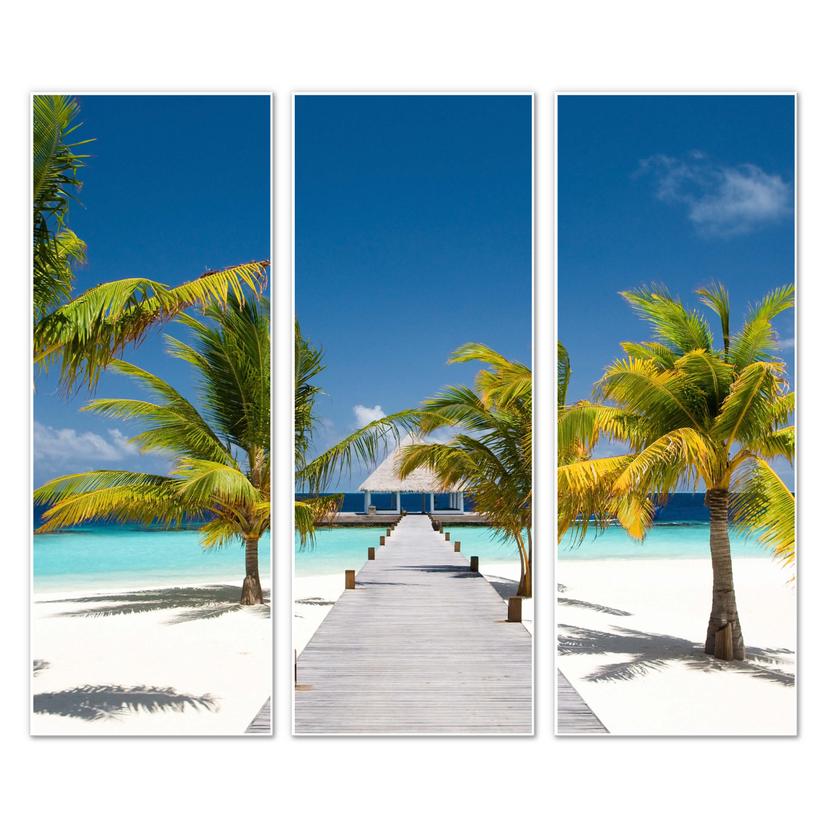 Tableau Forex - Le chemin du Paradis (tryptique)